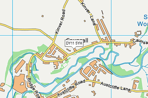 DY11 5YH map - OS VectorMap District (Ordnance Survey) DY11 5YH map - OS VectorMap District (Ordnance Survey)