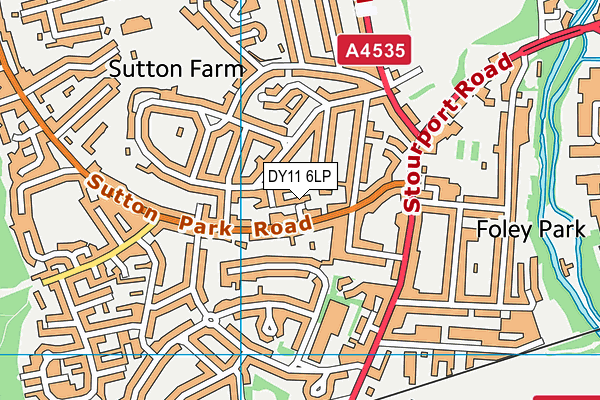 DY11 6LP map - OS VectorMap District (Ordnance Survey) DY11 6LP map - OS VectorMap District (Ordnance Survey)