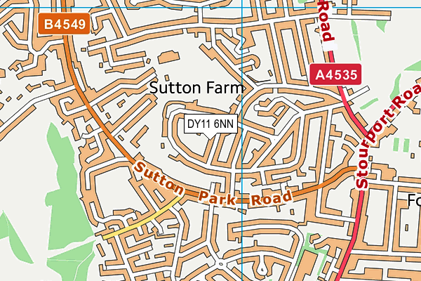 DY11 6NN map - OS VectorMap District (Ordnance Survey) DY11 6NN map - OS VectorMap District (Ordnance Survey)