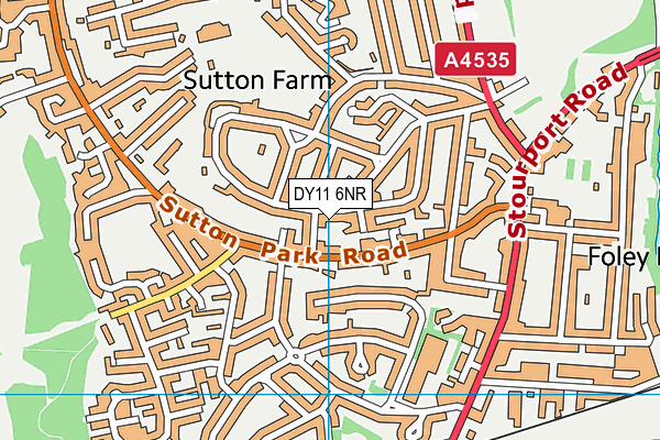 DY11 6NR map - OS VectorMap District (Ordnance Survey) DY11 6NR map - OS VectorMap District (Ordnance Survey)