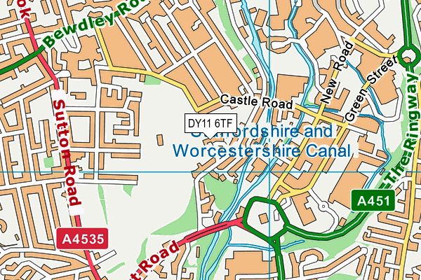 DY11 6TF map - OS VectorMap District (Ordnance Survey) DY11 6TF map - OS VectorMap District (Ordnance Survey)