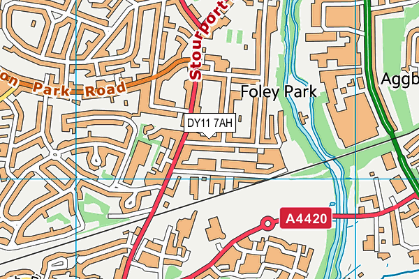DY11 7AH map - OS VectorMap District (Ordnance Survey) DY11 7AH map - OS VectorMap District (Ordnance Survey)