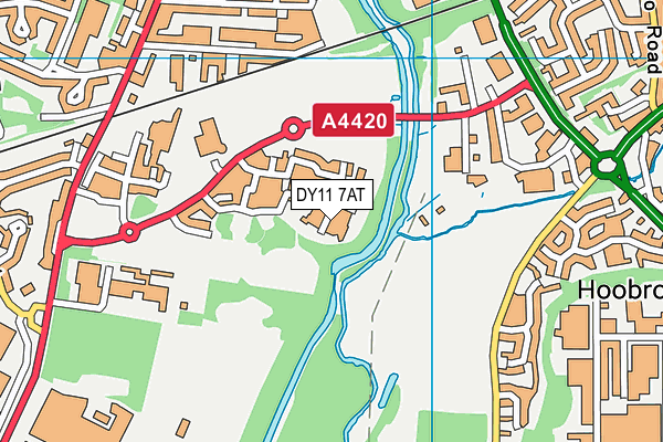DY11 7AT map - OS VectorMap District (Ordnance Survey) DY11 7AT map - OS VectorMap District (Ordnance Survey)