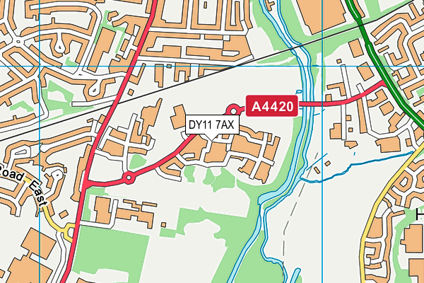 DY11 7AX map - OS VectorMap District (Ordnance Survey) DY11 7AX map - OS VectorMap District (Ordnance Survey)