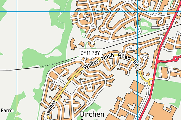 DY11 7BY map - OS VectorMap District (Ordnance Survey) DY11 7BY map - OS VectorMap District (Ordnance Survey)
