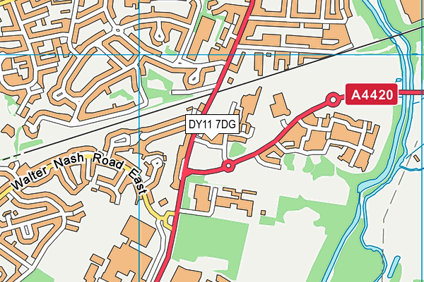 DY11 7DG map - OS VectorMap District (Ordnance Survey) DY11 7DG map - OS VectorMap District (Ordnance Survey)