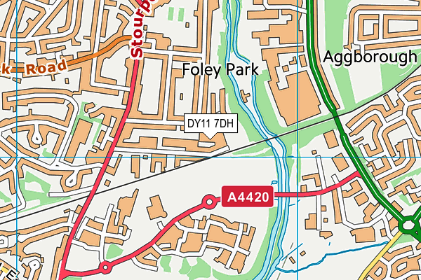 DY11 7DH map - OS VectorMap District (Ordnance Survey) DY11 7DH map - OS VectorMap District (Ordnance Survey)