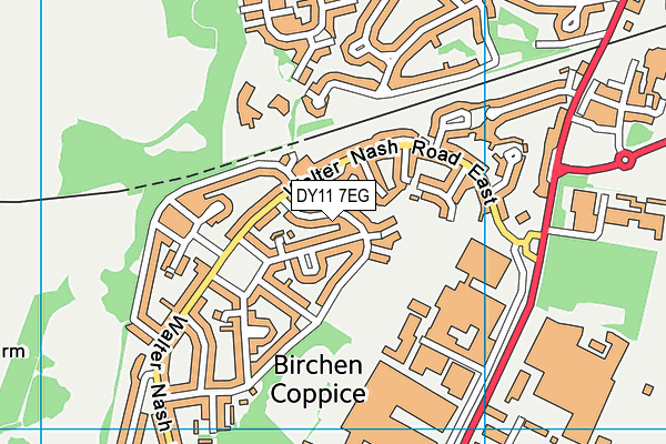 DY11 7EG map - OS VectorMap District (Ordnance Survey) DY11 7EG map - OS VectorMap District (Ordnance Survey)