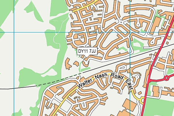 DY11 7JJ map - OS VectorMap District (Ordnance Survey) DY11 7JJ map - OS VectorMap District (Ordnance Survey)