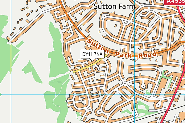 DY11 7NA map - OS VectorMap District (Ordnance Survey) DY11 7NA map - OS VectorMap District (Ordnance Survey)