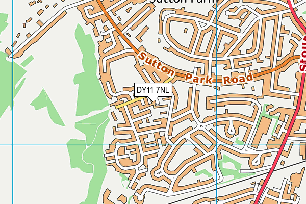 DY11 7NL map - OS VectorMap District (Ordnance Survey) DY11 7NL map - OS VectorMap District (Ordnance Survey)