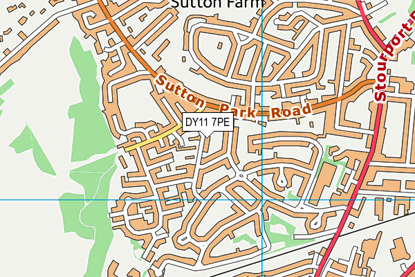 DY11 7PE map - OS VectorMap District (Ordnance Survey) DY11 7PE map - OS VectorMap District (Ordnance Survey)