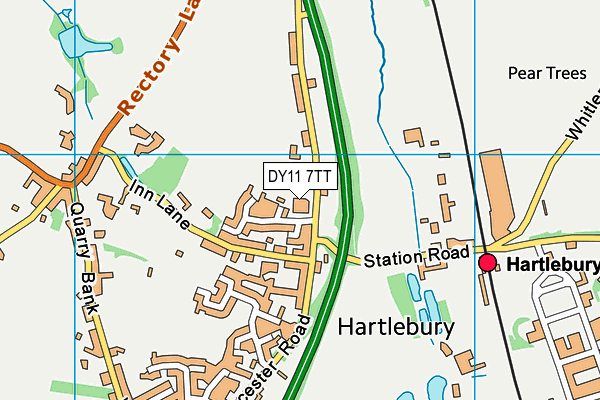 DY11 7TT map - OS VectorMap District (Ordnance Survey) DY11 7TT map - OS VectorMap District (Ordnance Survey)