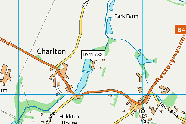 DY11 7XX map - OS VectorMap District (Ordnance Survey)