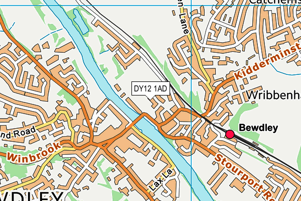 DY12 1AD map - OS VectorMap District (Ordnance Survey) DY12 1AD map - OS VectorMap District (Ordnance Survey)