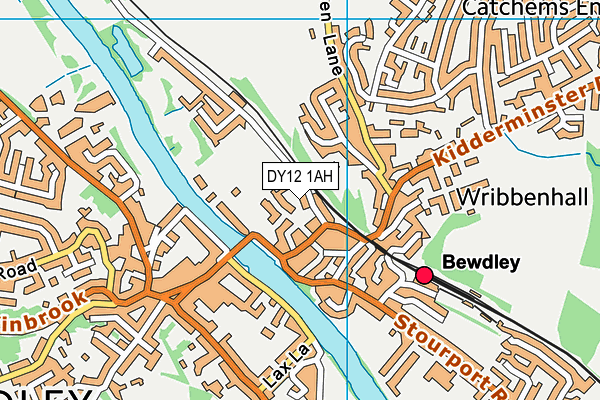DY12 1AH map - OS VectorMap District (Ordnance Survey) DY12 1AH map - OS VectorMap District (Ordnance Survey)