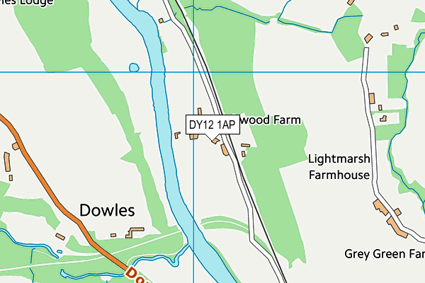 DY12 1AP map - OS VectorMap District (Ordnance Survey) DY12 1AP map - OS VectorMap District (Ordnance Survey)