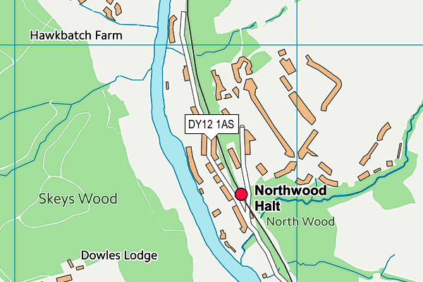 DY12 1AS map - OS VectorMap District (Ordnance Survey) DY12 1AS map - OS VectorMap District (Ordnance Survey)