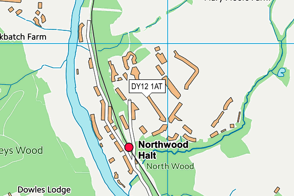 DY12 1AT map - OS VectorMap District (Ordnance Survey) DY12 1AT map - OS VectorMap District (Ordnance Survey)