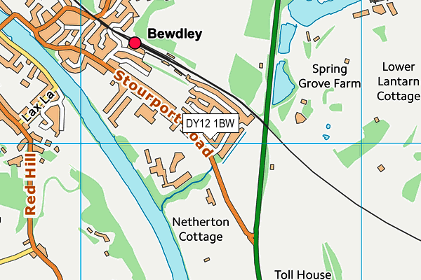 DY12 1BW map - OS VectorMap District (Ordnance Survey) DY12 1BW map - OS VectorMap District (Ordnance Survey)