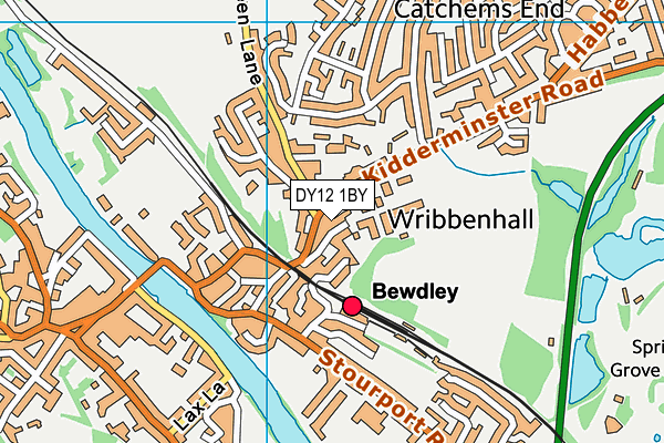 DY12 1BY map - OS VectorMap District (Ordnance Survey) DY12 1BY map - OS VectorMap District (Ordnance Survey)