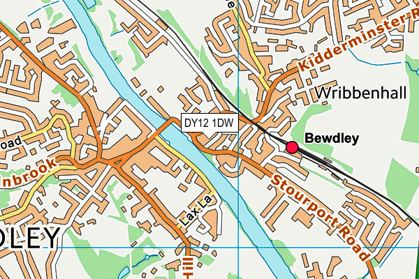 DY12 1DW map - OS VectorMap District (Ordnance Survey) DY12 1DW map - OS VectorMap District (Ordnance Survey)