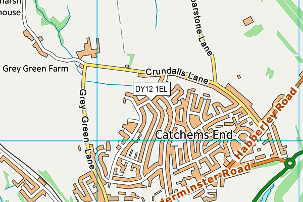 DY12 1EL map - OS VectorMap District (Ordnance Survey) DY12 1EL map - OS VectorMap District (Ordnance Survey)
