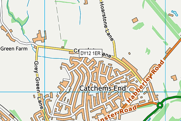 DY12 1ER map - OS VectorMap District (Ordnance Survey) DY12 1ER map - OS VectorMap District (Ordnance Survey)