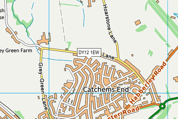 DY12 1EW map - OS VectorMap District (Ordnance Survey) DY12 1EW map - OS VectorMap District (Ordnance Survey)