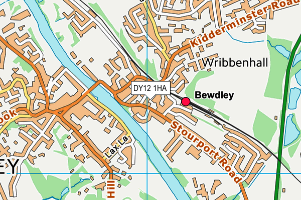 DY12 1HA map - OS VectorMap District (Ordnance Survey) DY12 1HA map - OS VectorMap District (Ordnance Survey)