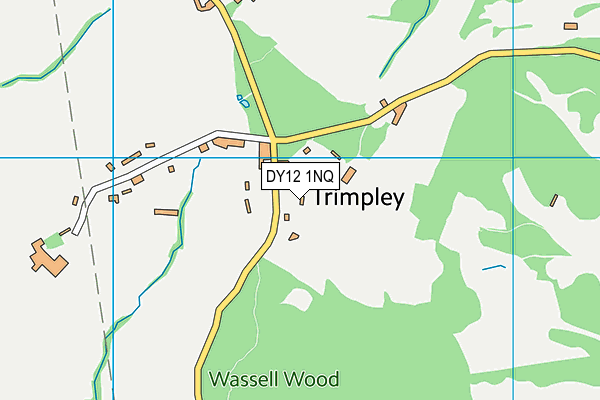 DY12 1NQ map - OS VectorMap District (Ordnance Survey)