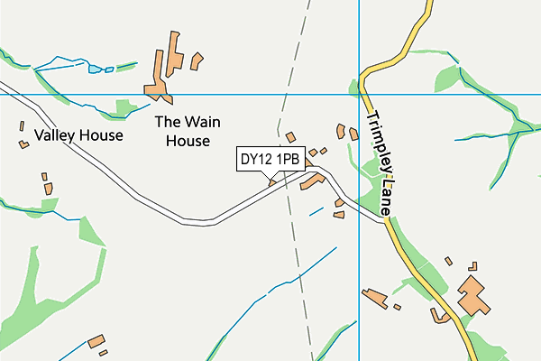 DY12 1PB map - OS VectorMap District (Ordnance Survey) DY12 1PB map - OS VectorMap District (Ordnance Survey)