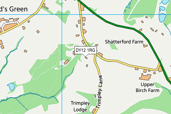 DY12 1RG map - OS VectorMap District (Ordnance Survey) DY12 1RG map - OS VectorMap District (Ordnance Survey)