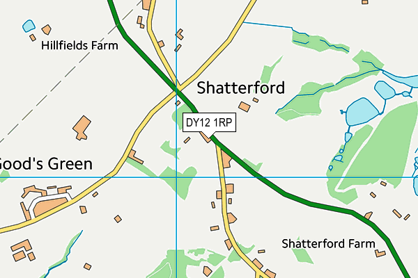 DY12 1RP map - OS VectorMap District (Ordnance Survey) DY12 1RP map - OS VectorMap District (Ordnance Survey)