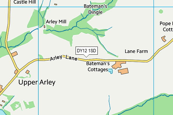 DY12 1SD map - OS VectorMap District (Ordnance Survey) DY12 1SD map - OS VectorMap District (Ordnance Survey)