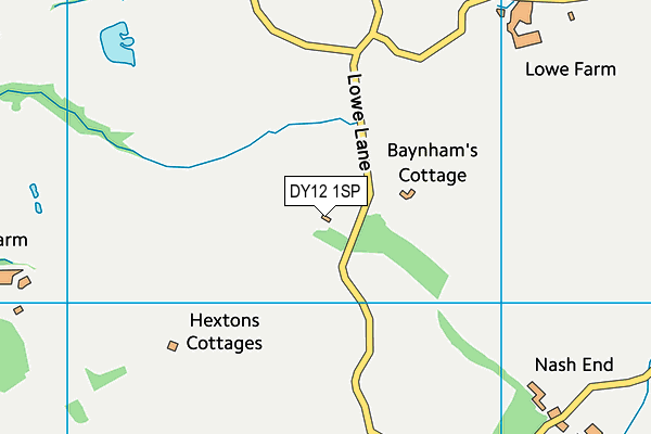 DY12 1SP map - OS VectorMap District (Ordnance Survey) DY12 1SP map - OS VectorMap District (Ordnance Survey)