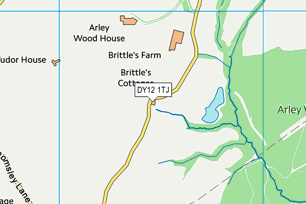 DY12 1TJ map - OS VectorMap District (Ordnance Survey) DY12 1TJ map - OS VectorMap District (Ordnance Survey)