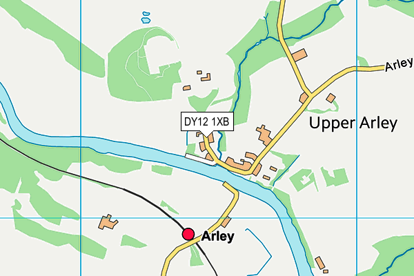 DY12 1XB map - OS VectorMap District (Ordnance Survey) DY12 1XB map - OS VectorMap District (Ordnance Survey)