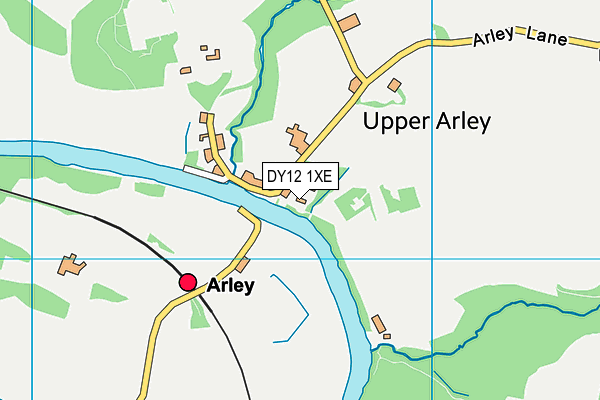 DY12 1XE map - OS VectorMap District (Ordnance Survey) DY12 1XE map - OS VectorMap District (Ordnance Survey)