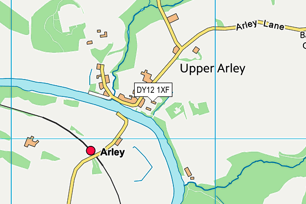 DY12 1XF map - OS VectorMap District (Ordnance Survey) DY12 1XF map - OS VectorMap District (Ordnance Survey)