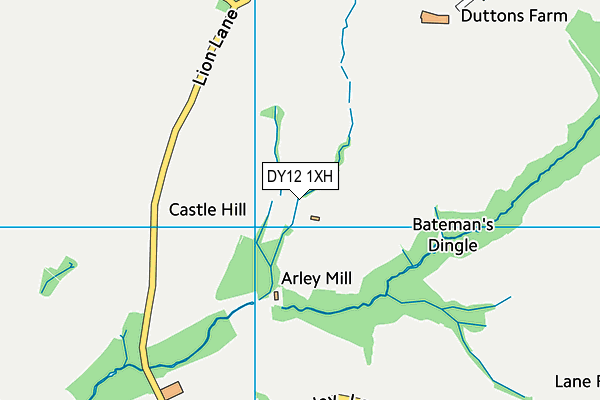 DY12 1XH map - OS VectorMap District (Ordnance Survey) DY12 1XH map - OS VectorMap District (Ordnance Survey)