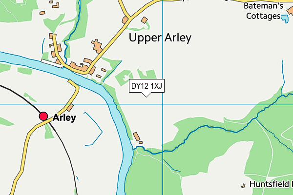 DY12 1XJ map - OS VectorMap District (Ordnance Survey) DY12 1XJ map - OS VectorMap District (Ordnance Survey)