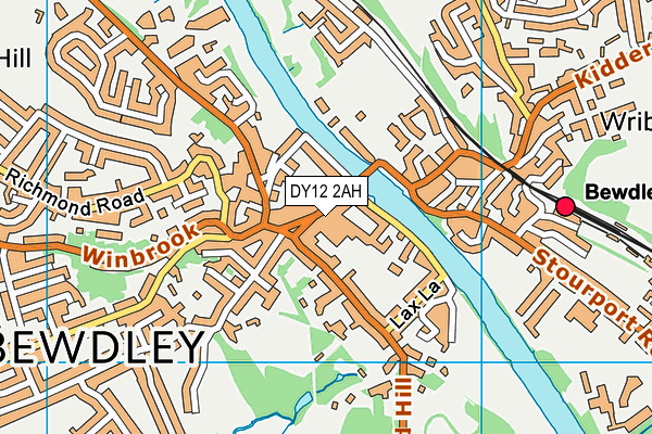DY12 2AH map - OS VectorMap District (Ordnance Survey) DY12 2AH map - OS VectorMap District (Ordnance Survey)