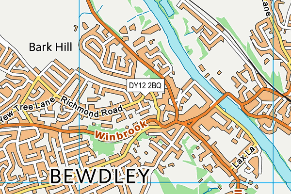DY12 2BQ map - OS VectorMap District (Ordnance Survey) DY12 2BQ map - OS VectorMap District (Ordnance Survey)