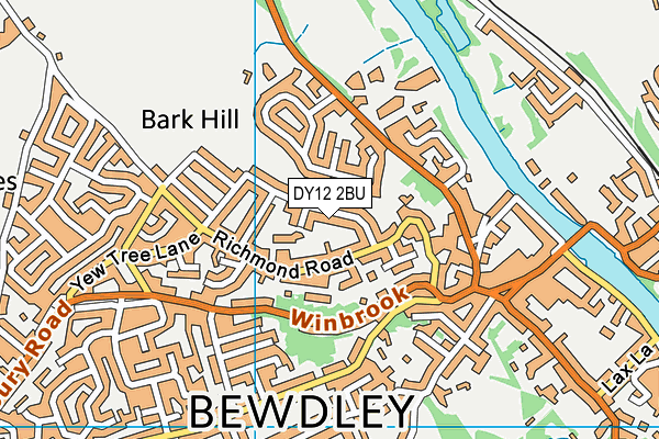 DY12 2BU map - OS VectorMap District (Ordnance Survey) DY12 2BU map - OS VectorMap District (Ordnance Survey)