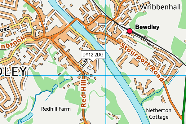 DY12 2DG map - OS VectorMap District (Ordnance Survey) DY12 2DG map - OS VectorMap District (Ordnance Survey)