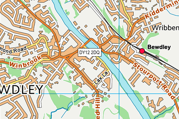 DY12 2DQ map - OS VectorMap District (Ordnance Survey) DY12 2DQ map - OS VectorMap District (Ordnance Survey)