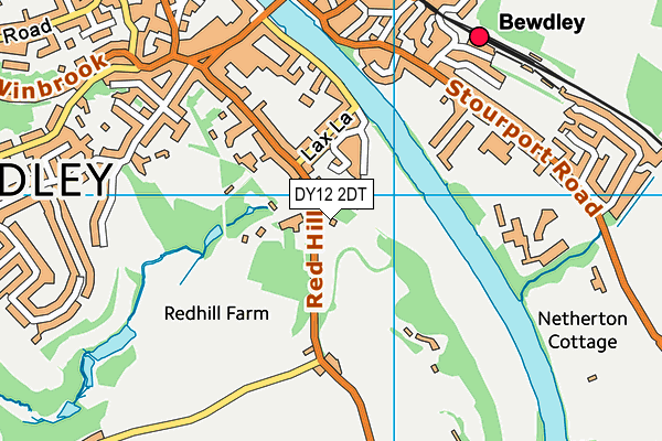DY12 2DT map - OS VectorMap District (Ordnance Survey) DY12 2DT map - OS VectorMap District (Ordnance Survey)