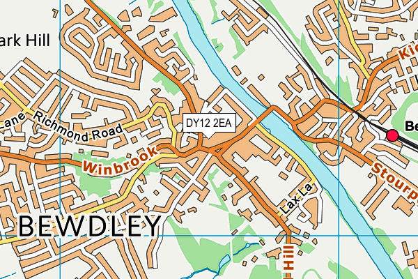 DY12 2EA map - OS VectorMap District (Ordnance Survey) DY12 2EA map - OS VectorMap District (Ordnance Survey)