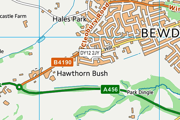 DY12 2JY map - OS VectorMap District (Ordnance Survey) DY12 2JY map - OS VectorMap District (Ordnance Survey)